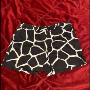 Michael Kors animal print shorts size 4.